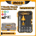 INGCO 31pcs T-handle Wrench Screwdriver set