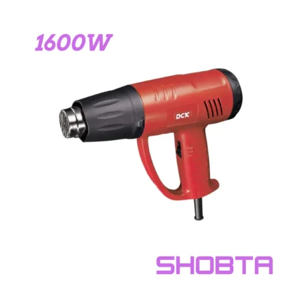 DCK KQB02-1600 hot air gun showing nozzle and handle design