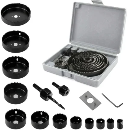 16-Piece Multi-Purpose Wood Hole Saw Kit