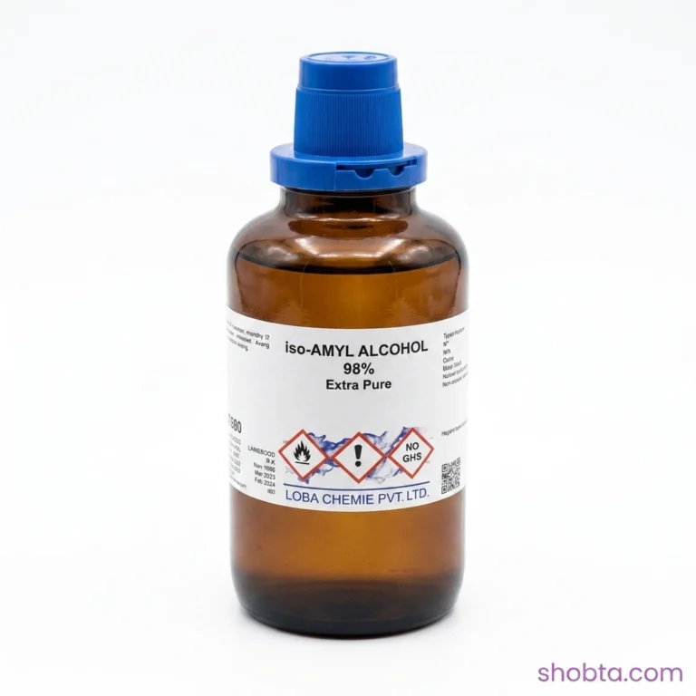 Loba Chemie iso-Amyl Alcohol 500mL laboratory chemical bottle made in India