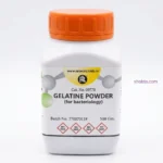 Research Lab Gelatine Powder 500gm microbiology laboratory chemical packaging.
