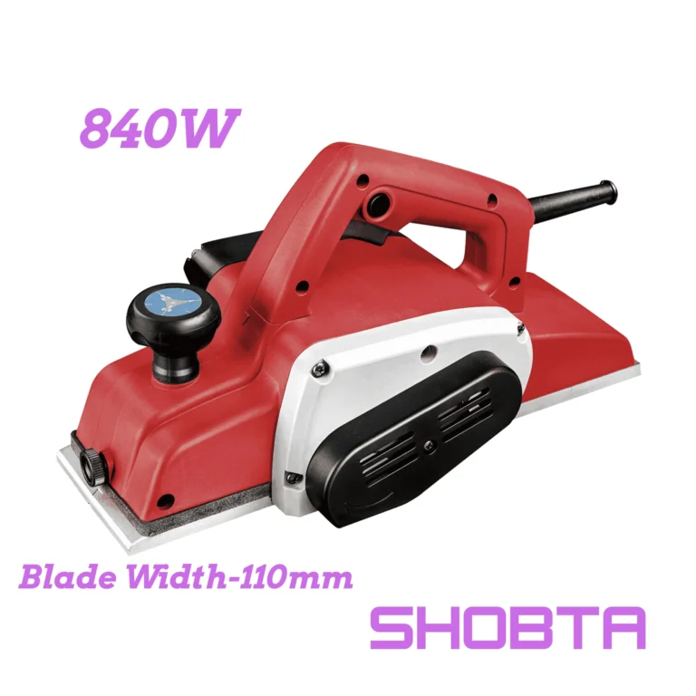 DCK KMB110 840W electric planer with 110mm cutting width on white background