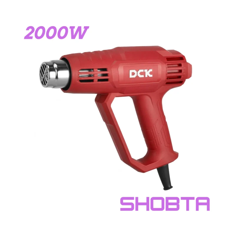 DCK KQB05-2000 2000W electric heat gun front view with cord