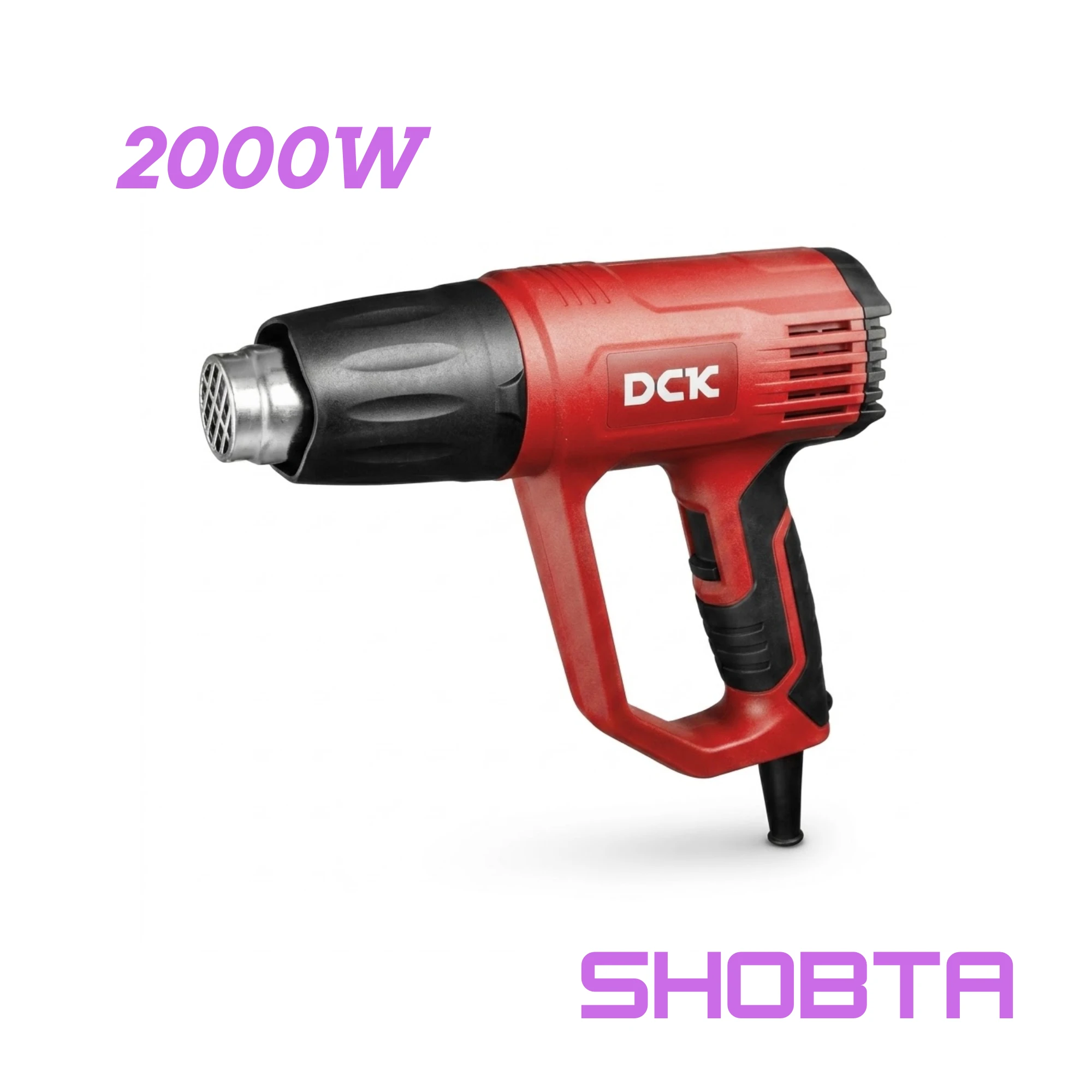 DCK KQB2000 hot air gun for paint removal and heat shrinking applications