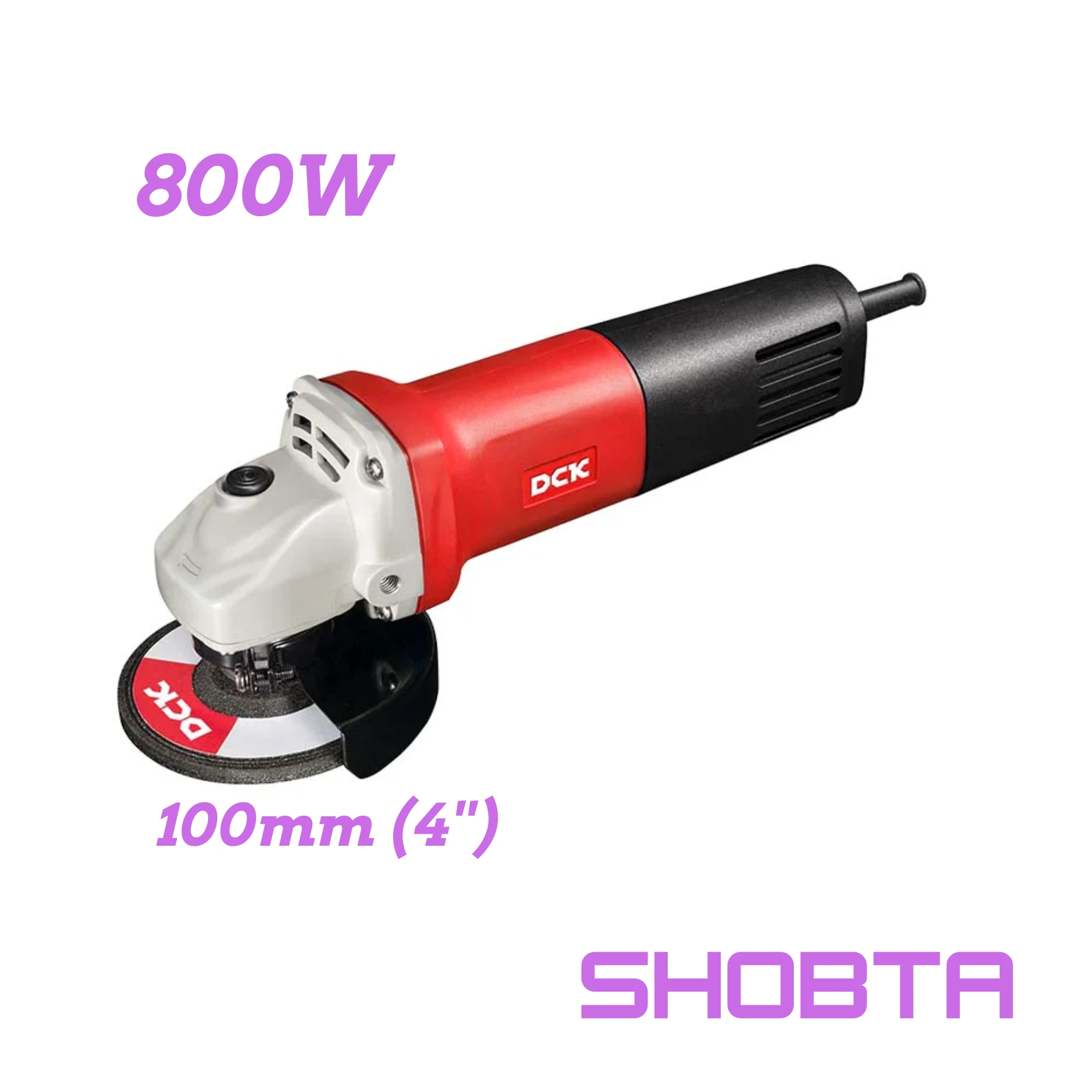KSM08-100 DCK KSM08-100 850W 4″ Angle Grinder - Image 1