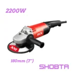 DCK KSM180A 2200W 7 inch angle grinder with side handle and wheel guard