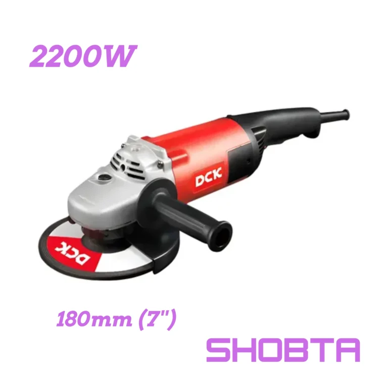 DCK KSM180A 2200W 7 inch angle grinder with side handle and wheel guard