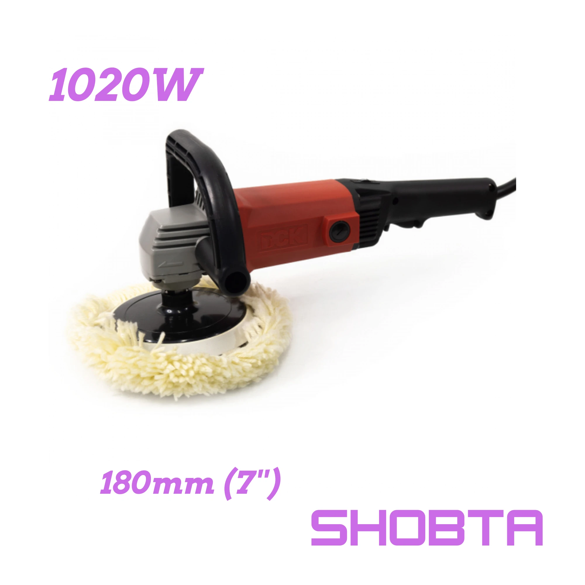 DCK KSP03-180 1020W electric polisher with 180mm polishing pad