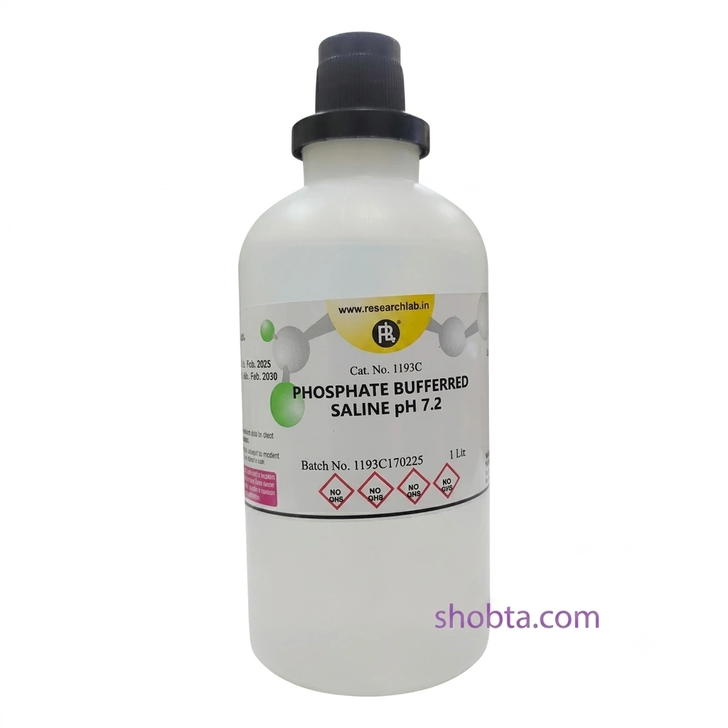 Research Lab Phosphate Buffered Saline pH 7.2 ready-to-use aqueous buffer solution
