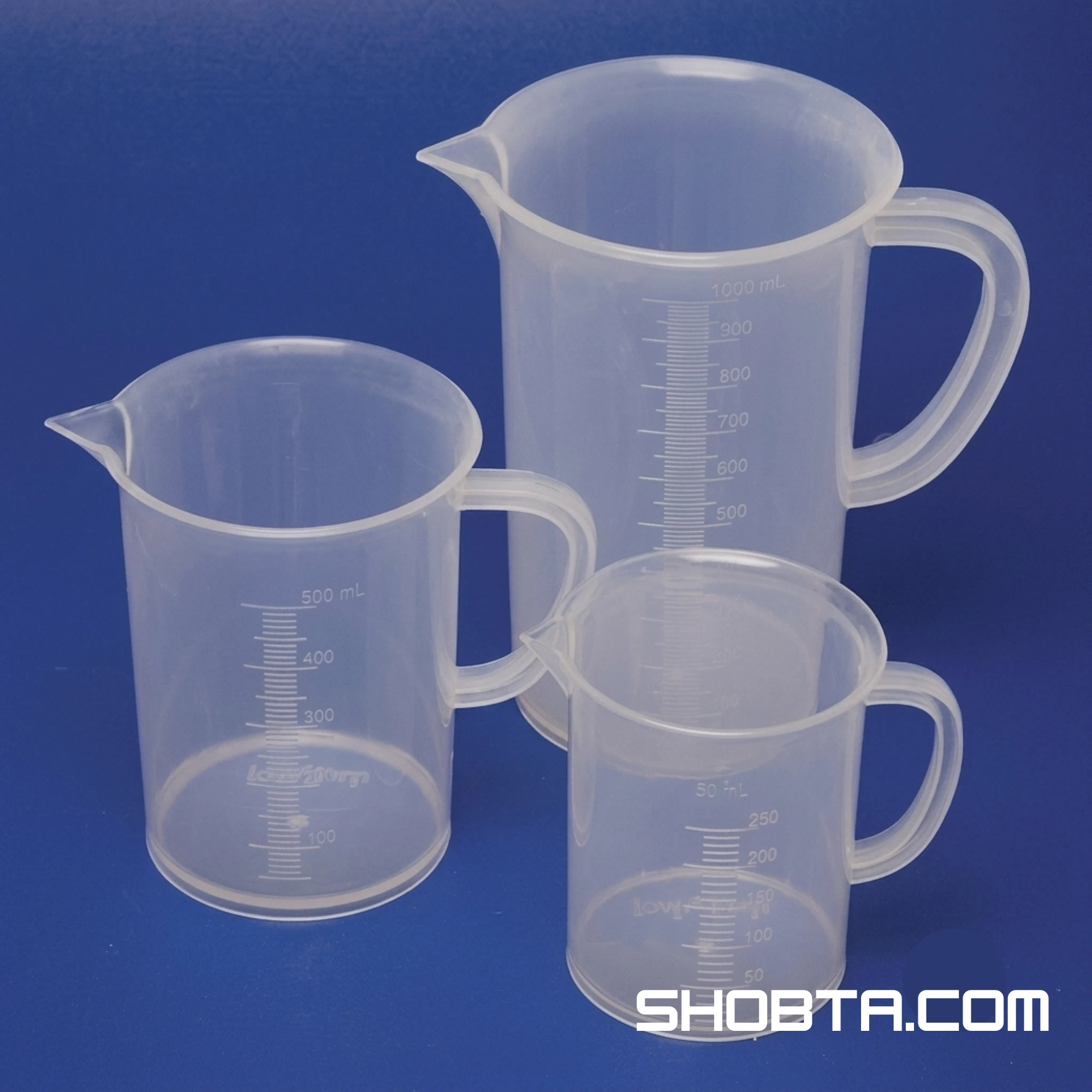 PolyLab laboratory measuring jug available in multiple capacities from 250ml to 5000ml