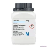 Citric Acid Monohydrate 500g Merck India packaging label showing chemical information