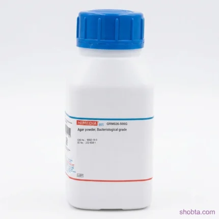 Front view of HiMedia Agar Powder 500gm bacteriological grade microbiology media base