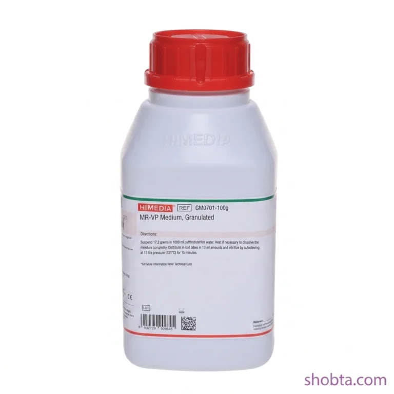 HiMedia MR-VP Medium GM070I 500gm granulated microbiological culture medium container
