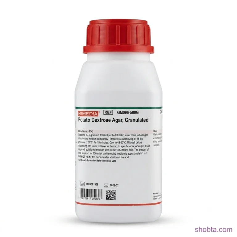 HiMedia Potato Dextrose Agar 500gm dehydrated microbiological medium container