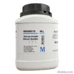 Merck SiO₂ laboratory chemical 500gm packaging on white background