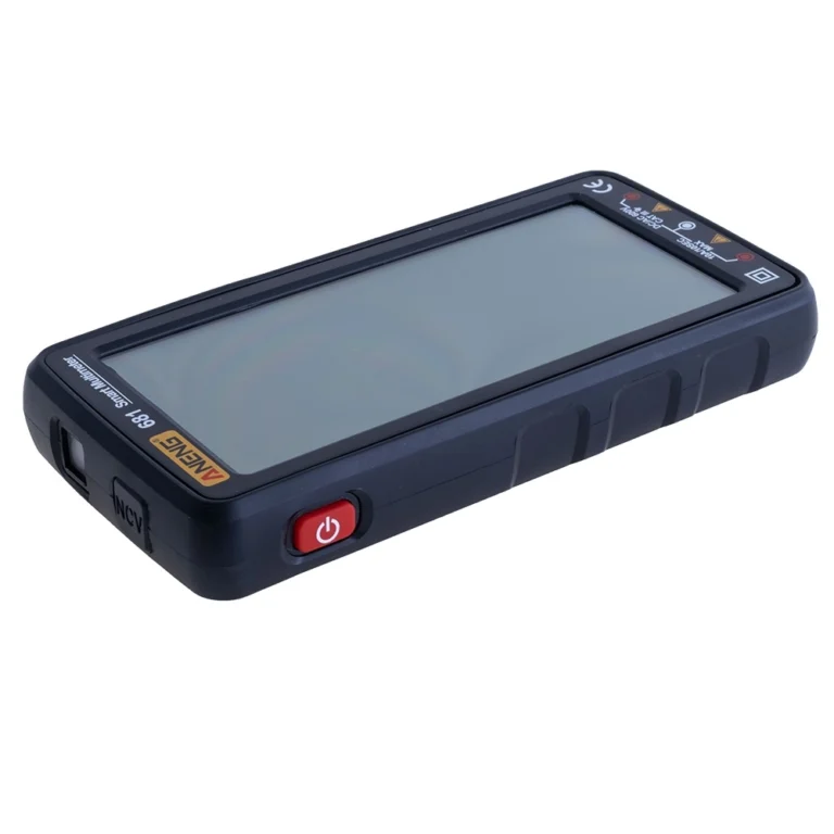 ANENG 681 smart digital multimeter 6000 counts with backlit LCD screen side view