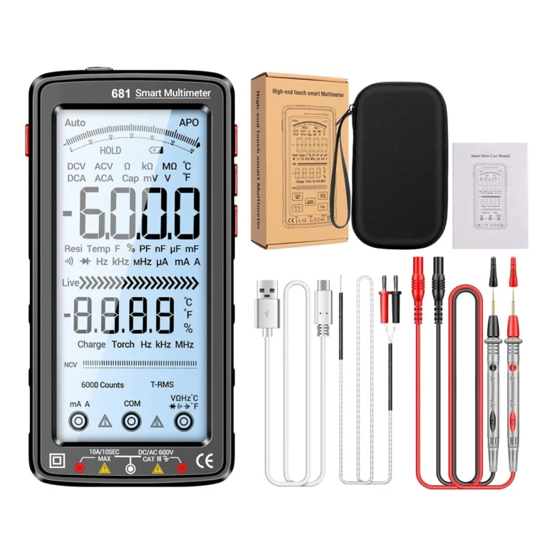 ANENG 681 smart digital multimeter 6000 counts with backlit LCD screen