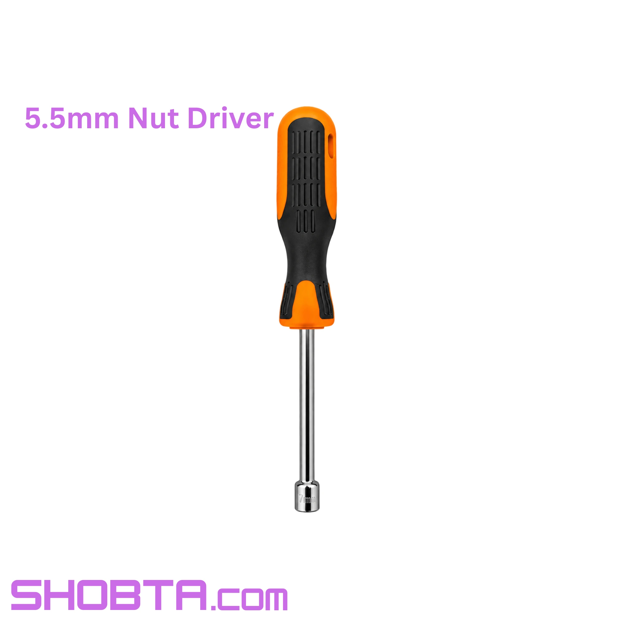 5.5mm nut driver 5.5mm nut driver with orange and black handle