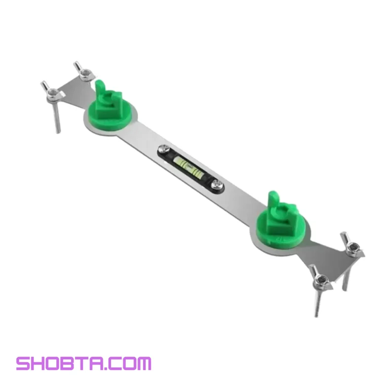 Adjustable hot and cold water outlet alignment tool