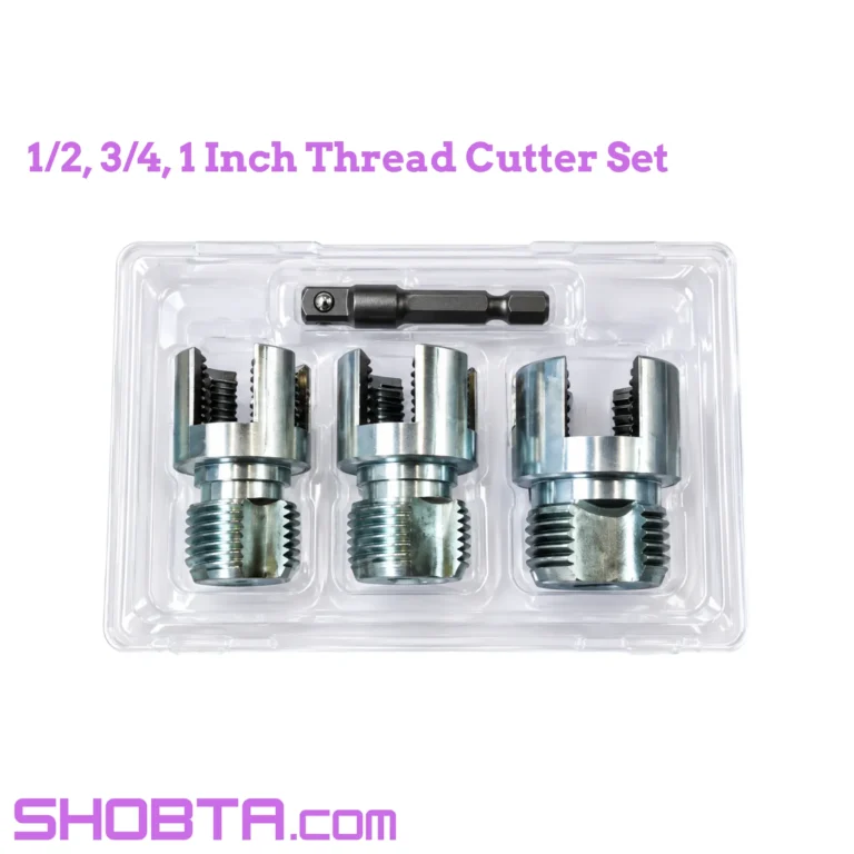 PVC pipe threader three piece plumbing threading tool set