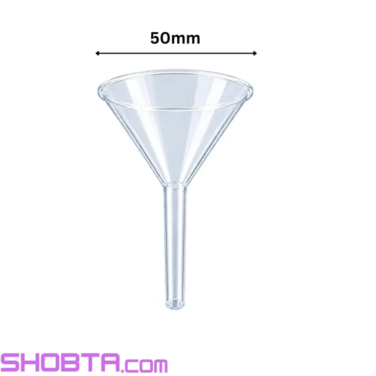 Polylab plastic lab funnel for laboratory liquid transfer