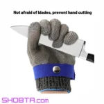 Stainless steel metal mesh protective hand glove