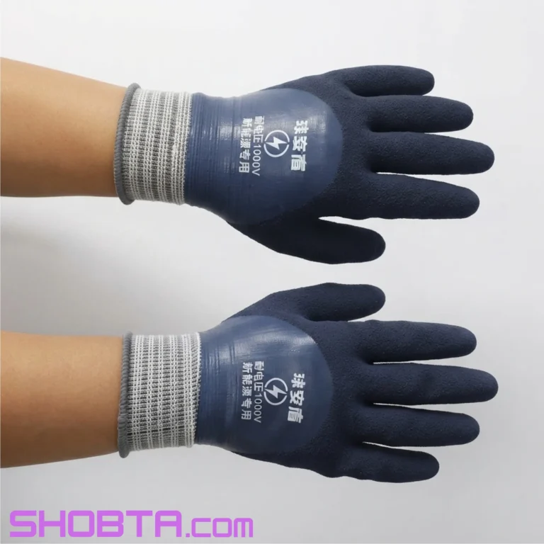 Full-finger electrical work gloves for electricians and technicians