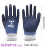 Full-finger electrical work gloves for electricians and technicians