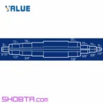 1. VALUE VST-22B HVAC tube expansion tool with multiple sizes