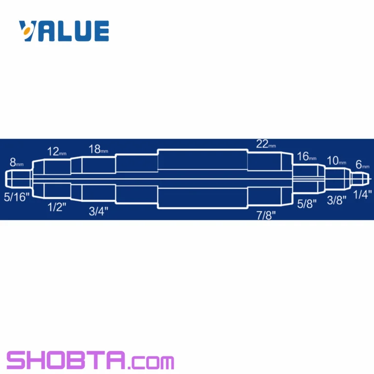 1. VALUE VST-22B HVAC tube expansion tool with multiple sizes