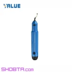 VALUE VTT-5 tube deburring tool with blue handles and metal cutting mechanism