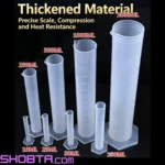 Plastic measuring cylinder available in 10ml to 2000ml capacities